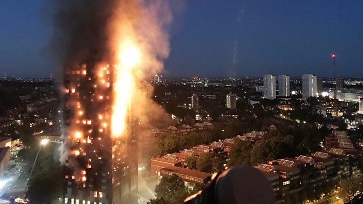 12 confirmed dead in Grenfell Tower blaze