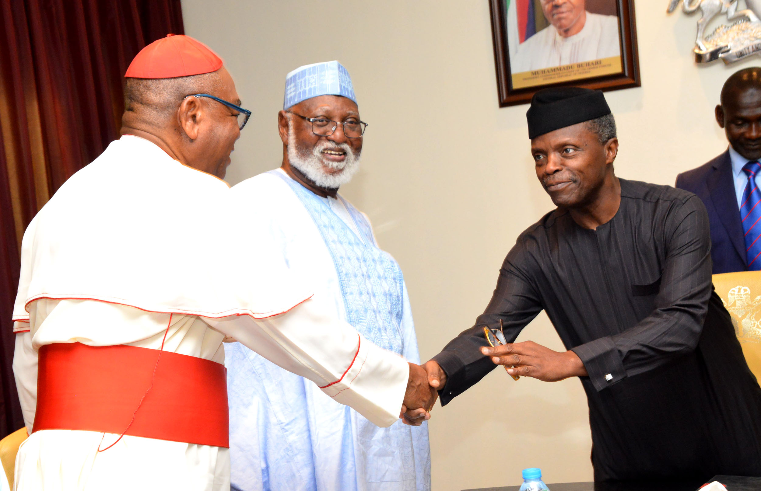 Osinbajo in close-door meeting with Abdulsalami peace committee