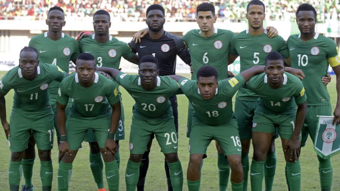 Nigeria slide to 39th on FIFA ranking
