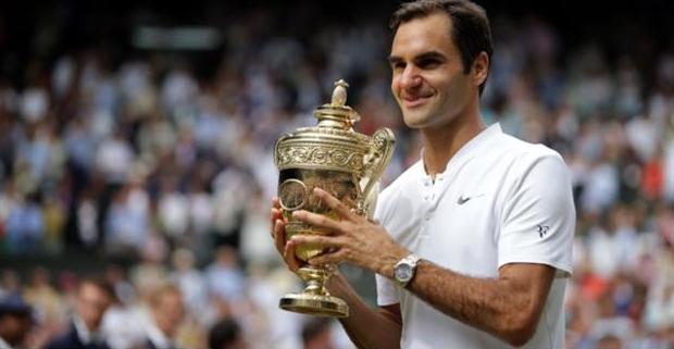 Federer wins 8th Wimbledon title