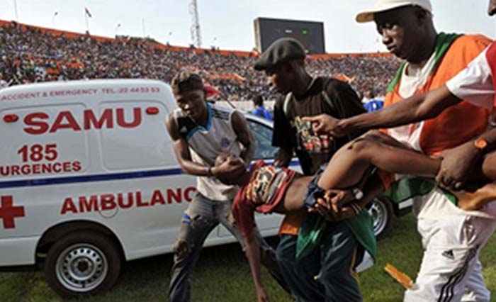 Stampede kills eight fans at Malawi stadium