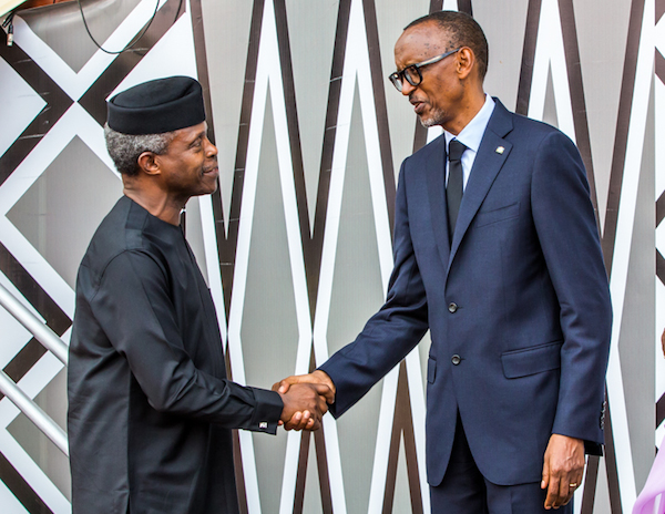 Ag President Osinbajo Attends Presidential Inauguration In Kigali, Rwanda