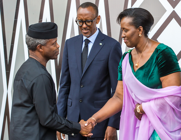 Ag President Osinbajo Attends Presidential Inauguration In Kigali, Rwanda