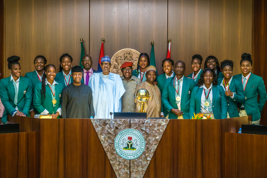 Buhari showers N1m cash gifts on D’Tigress’ players