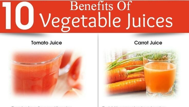 10 amazing benefits of drinking vegetable juices