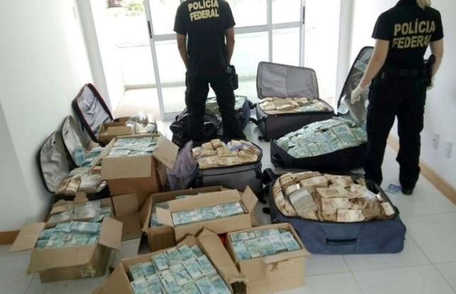 Brazilian police find huge cash linked to ex-minister