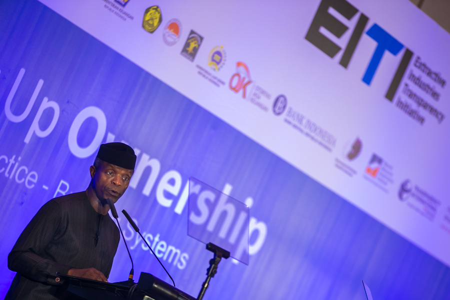 We must end secret ownership of extractive industry assets – Osinbajo