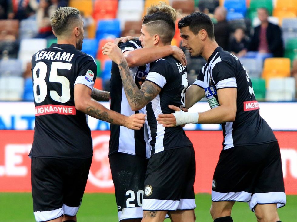 Serie A results for Saturday