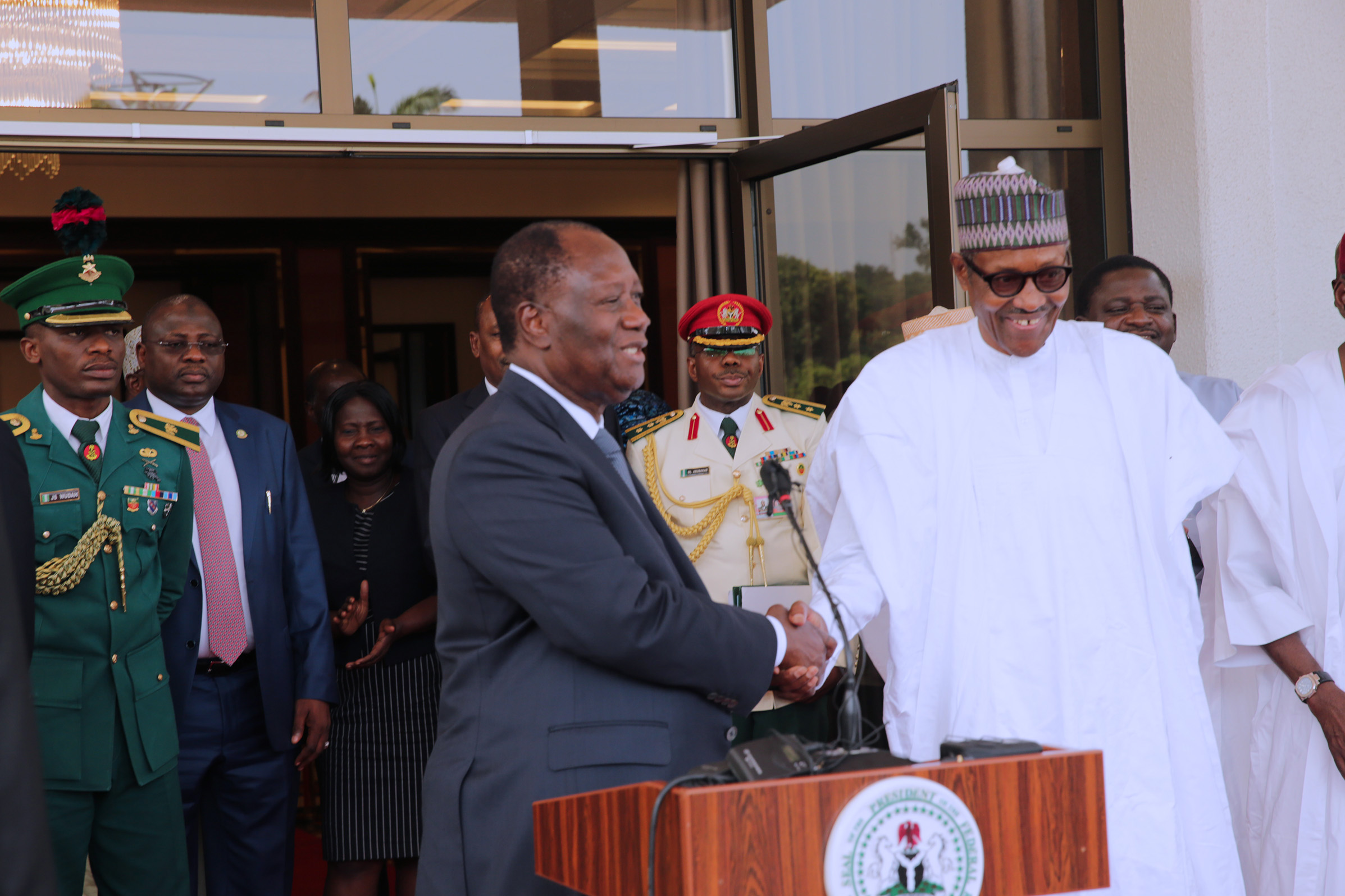 Quattara commends Buhari for taking Nigeria out of recession