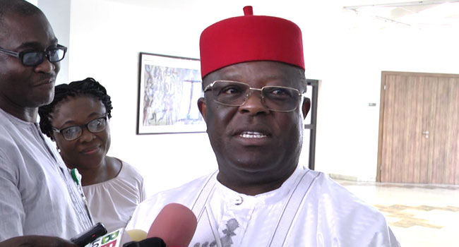 PDP governor, Dave Umahi, backs Buhari for second term