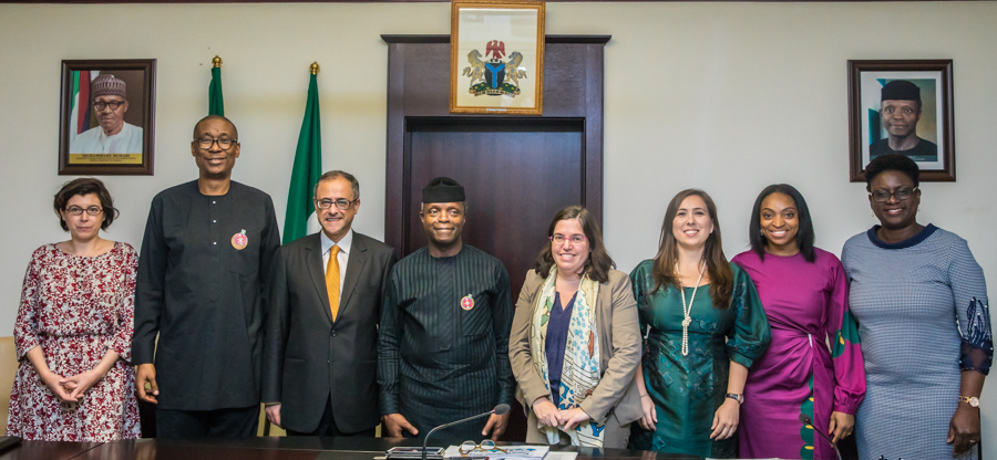 Osinbajo receives World Bank report on Ease  of Doing Business