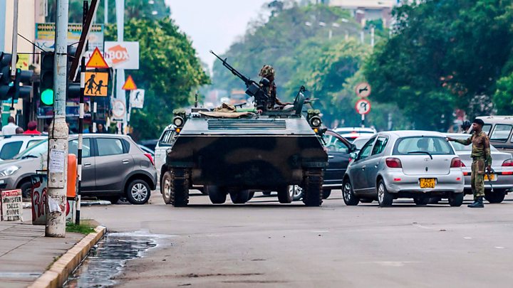 Military takes over as Mugabe remains on house arrest