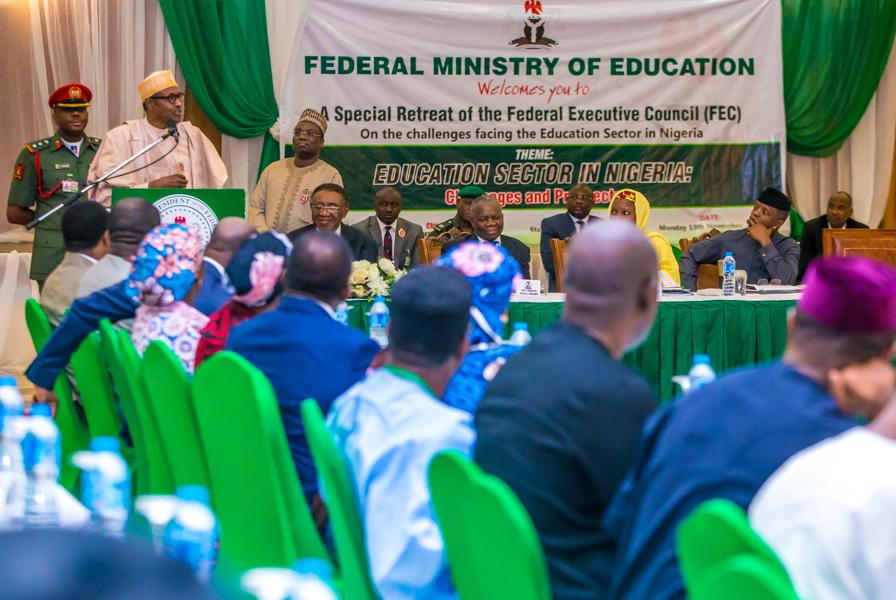Photo News: President Buhari Declares Open FEC Retreat On Education Sector