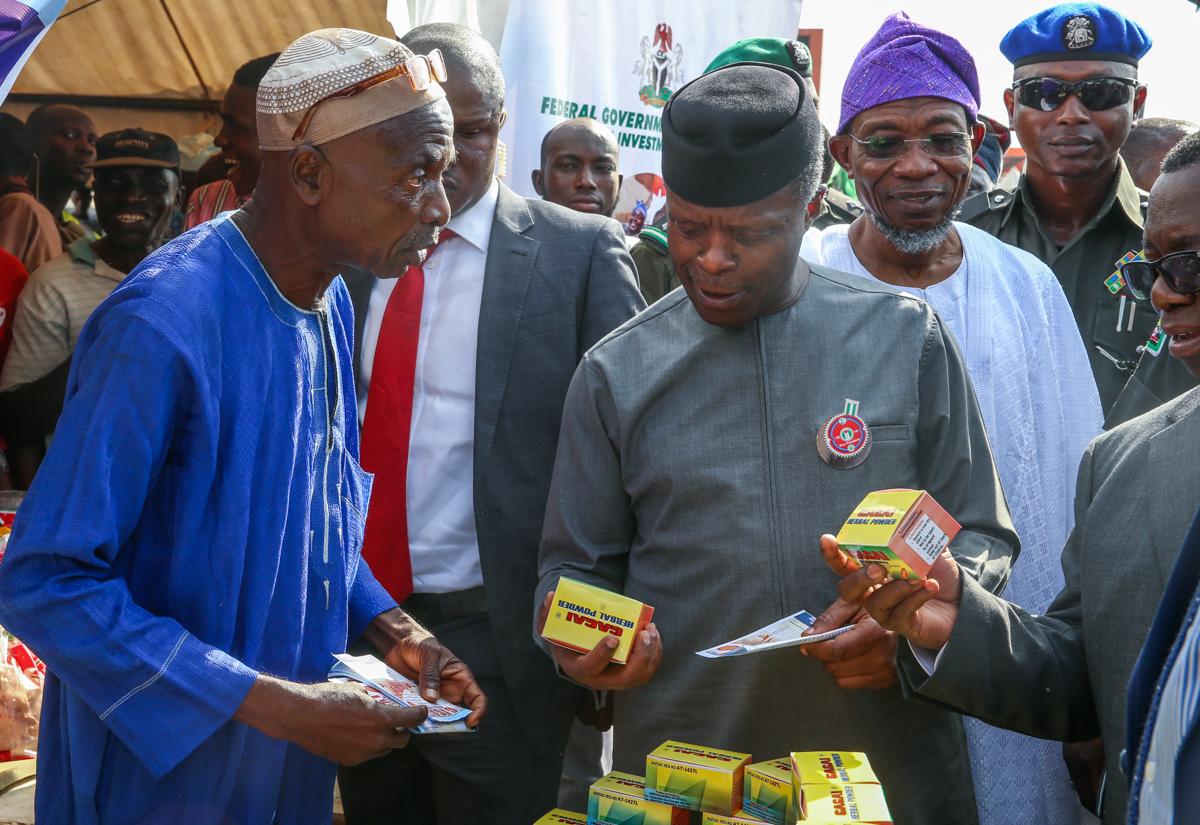 Photos: VP Osinbajo attends Nationwide Micro, Small And Medium Enterprise Clinics For Viable Enterprises (MsME Clinics) In Osun State.
