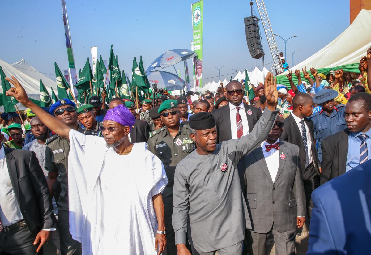 Photos: VP Osinbajo attends Nationwide Micro, Small And Medium Enterprise Clinics For Viable Enterprises (MsME Clinics) In Osun State.