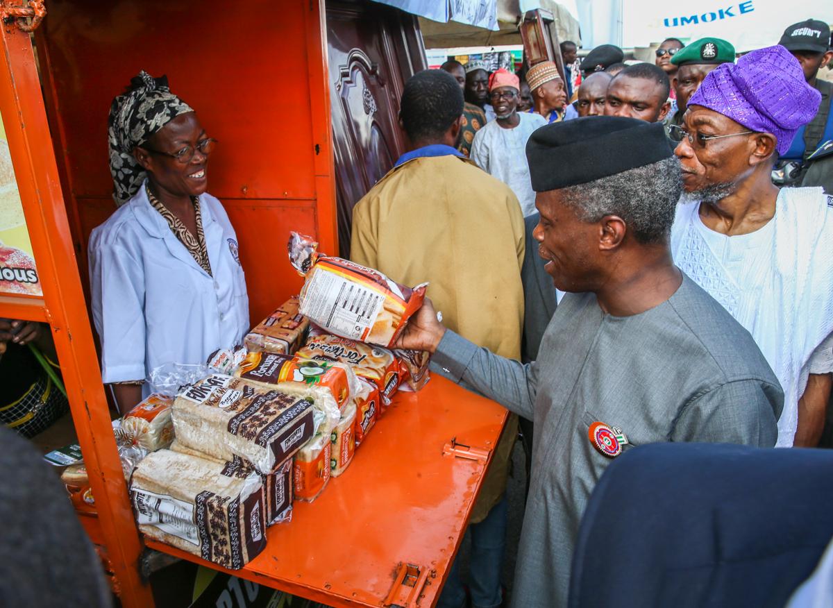 Photos: VP Osinbajo attends Nationwide Micro, Small And Medium Enterprise Clinics For Viable Enterprises (MsME Clinics) In Osun State.