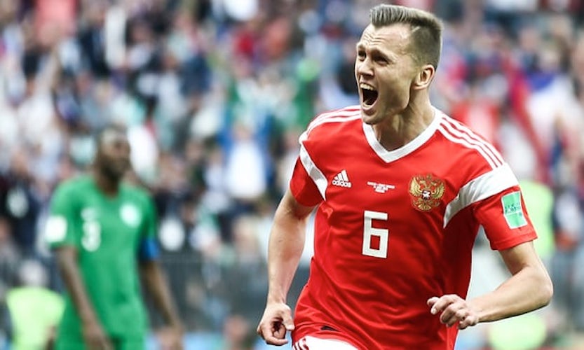 Russia maul Saudi 5-0 in World Cup opener