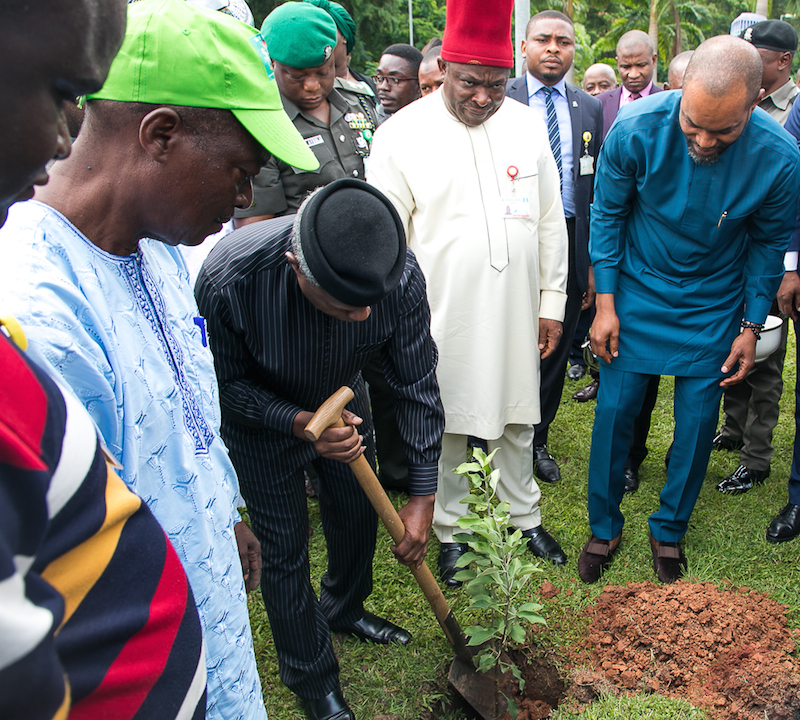 Vice President Yemi Osinbajo attends 2018 World Environment Day with the theme “Beat Plastic Pollution” held at the State House Conference Centre, Abuja