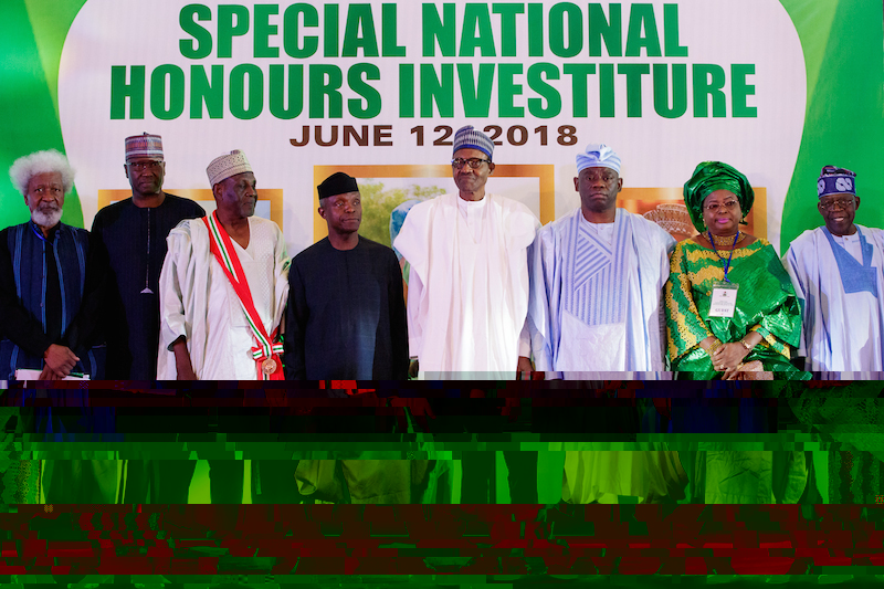 Remarks By His Excellency Muhammadu Buhari President Of The Federal Republic Of Nigeria At The Commemoration And Investiture Honouring The Heroes Of June 12 1993  Wednesday 12th June, 2018