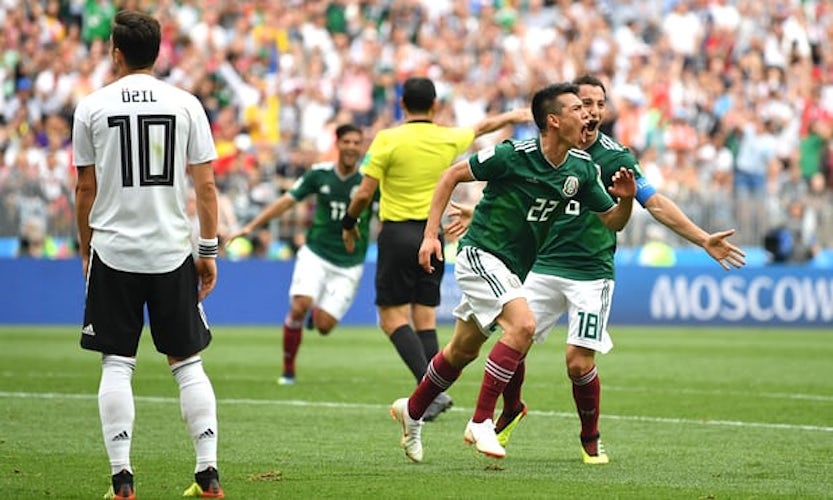Mexico stun holders Germany 1-0