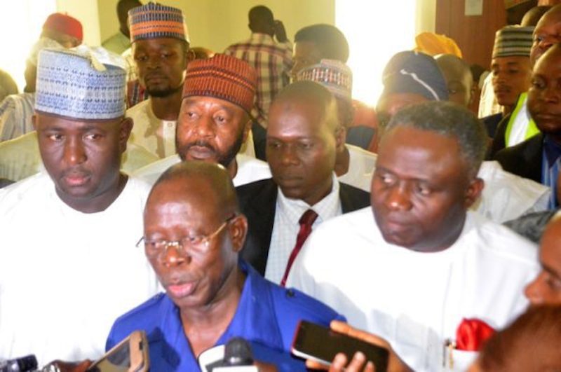 Oshiomhole threatens to suspend Ngige over failure to inaugurate boards