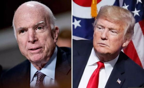 McCain bans Trump from attending own funeral