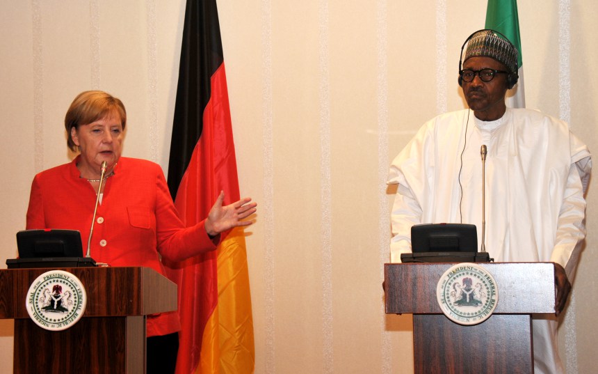 Nigeria doesn’t tolerate illegal migration, Buhari tells German Chancellor