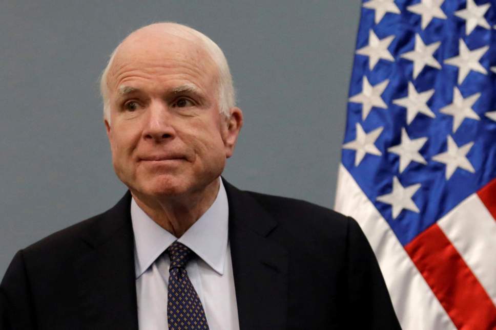 Late US Senator, John McCain, for burial on Sunday