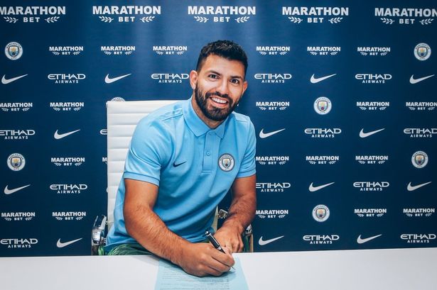 Aguero extends City stay for another year