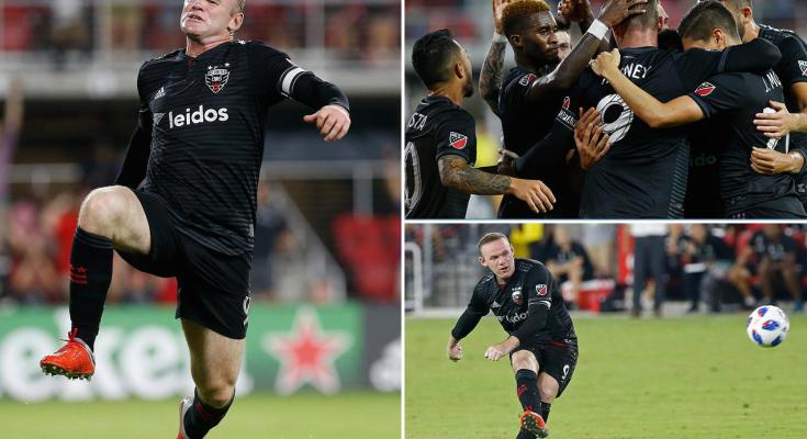 Rooney scores double in DC United’s convincing win