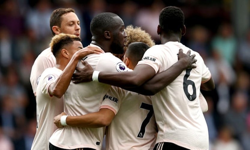 Rashford sent off as United beat Burnley 2-0