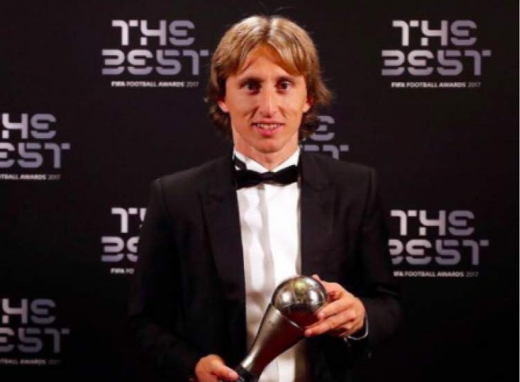 Modric wins 2018 FIFA Player of the Year award