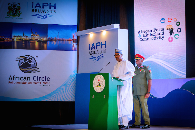 President Buhari orders installation of rail facilities at ports