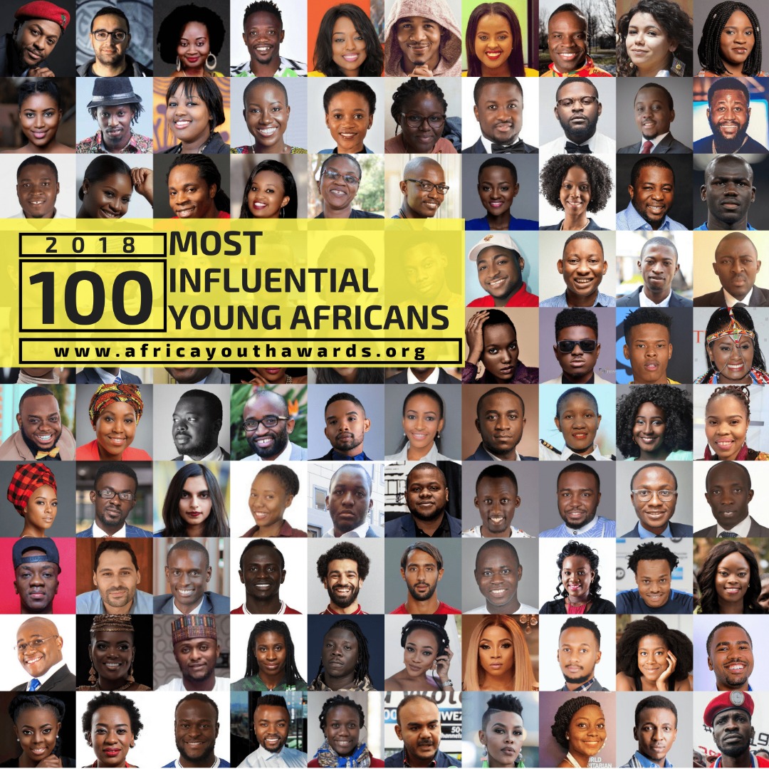 Davido, Stonebwoy, Bobi Wine, Mohamed Salah, Farida NabouremaMake 2018 100 Most Influential Young Africans List