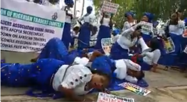 NANTS protests closure of 400 Nigerian-shops in Ghana