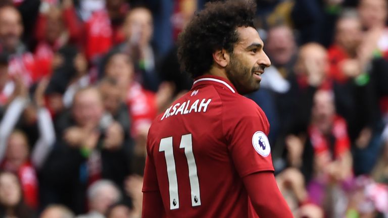 Salah on target as Liverpool set record against saints