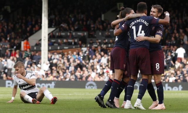 Arsenal thrash Fulham to record 9th straight victory