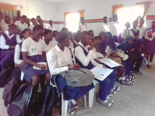 Evergreen Club awards bursary to 2 indigent GSS Karu students