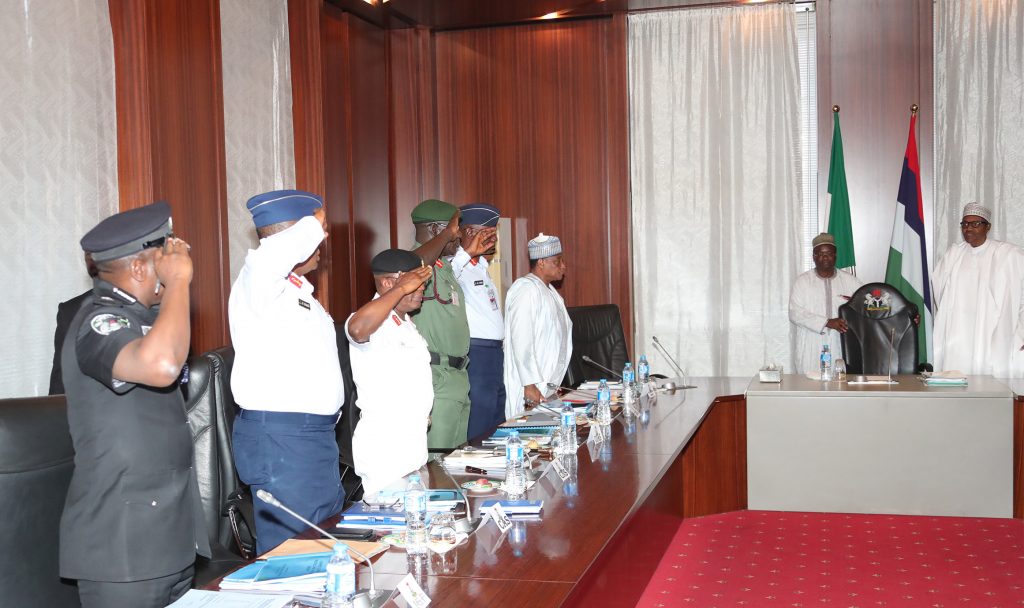Soldiers’ killing: Buhari meets with Service Chiefs again