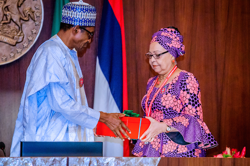 Buhari receives report of Tripartite Committee on Review of National Minimum Wage