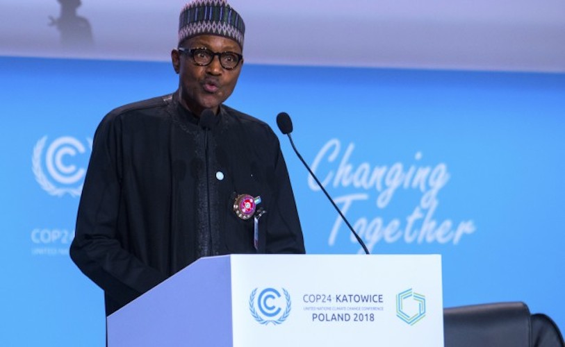 No country can confront climate change alone, Buhari says at UN summit in Poland