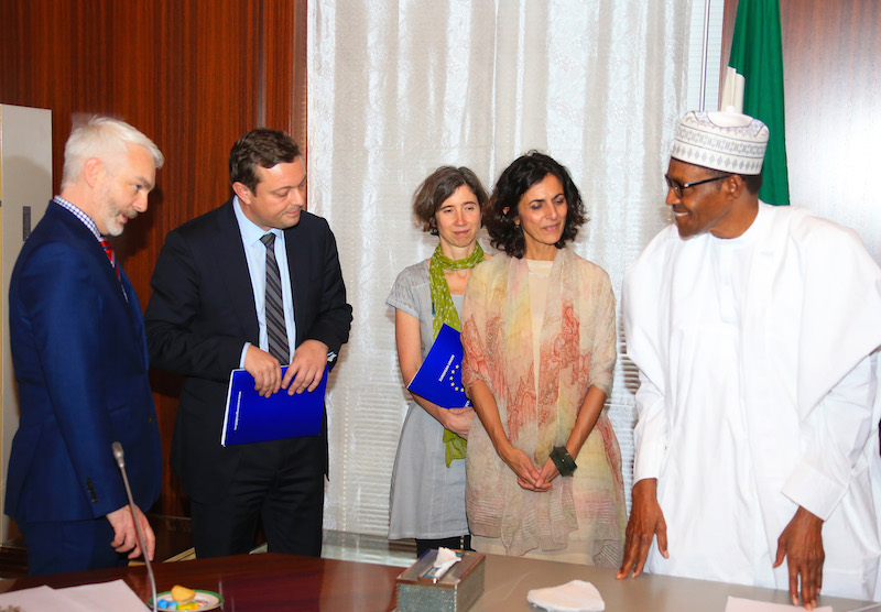 I’m impressed with INEC’s readiness for elections, Buhari tells EU observers