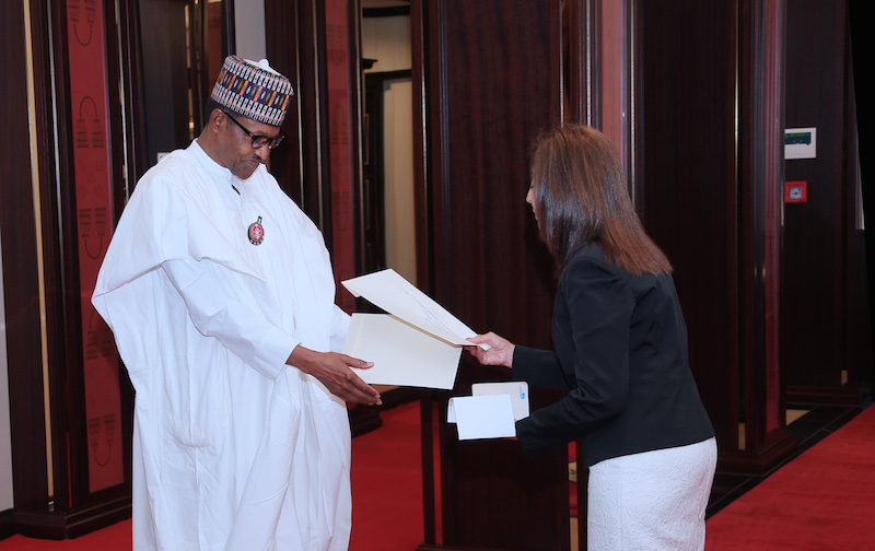 President Buhari receives Amb of Argentina, HC of Canada and United Kingdom. Jan 14, 2019