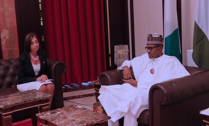 President Buhari receives Amb of Argentina, HC of Canada and United Kingdom. Jan 14, 2019