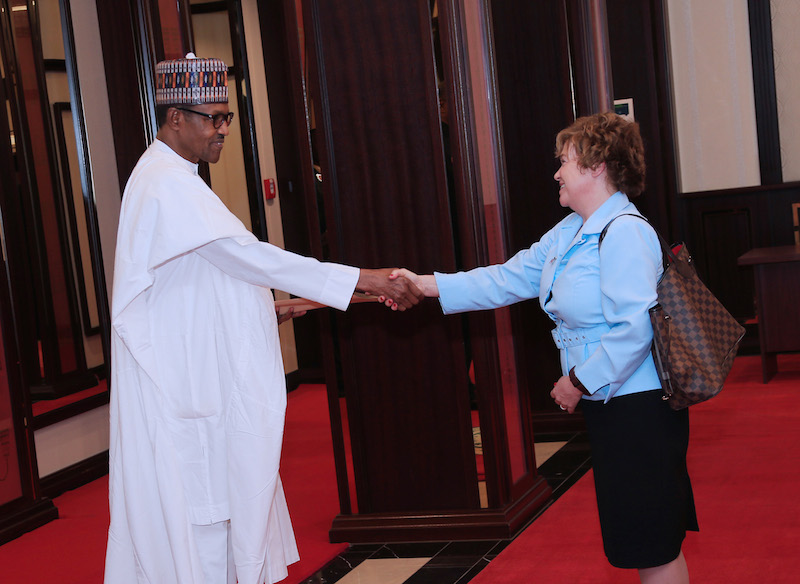 President Buhari receives Amb of Argentina, HC of Canada and United Kingdom. Jan 14, 2019
