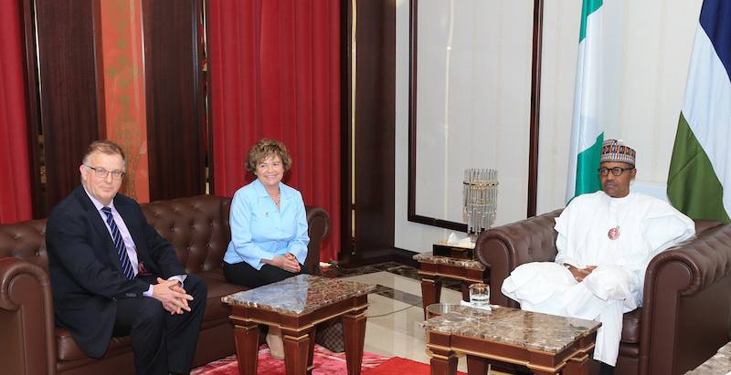 President Buhari receives Amb of Argentina, HC of Canada and United Kingdom. Jan 14, 2019