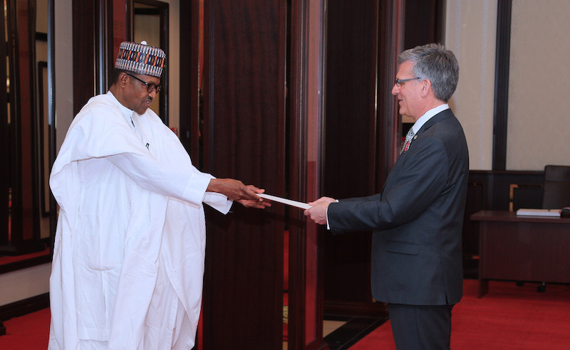 President Buhari receives Amb of Argentina, HC of Canada and United Kingdom. Jan 14, 2019