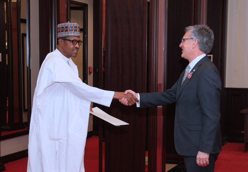 President Buhari receives Amb of Argentina, HC of Canada and United Kingdom. Jan 14, 2019