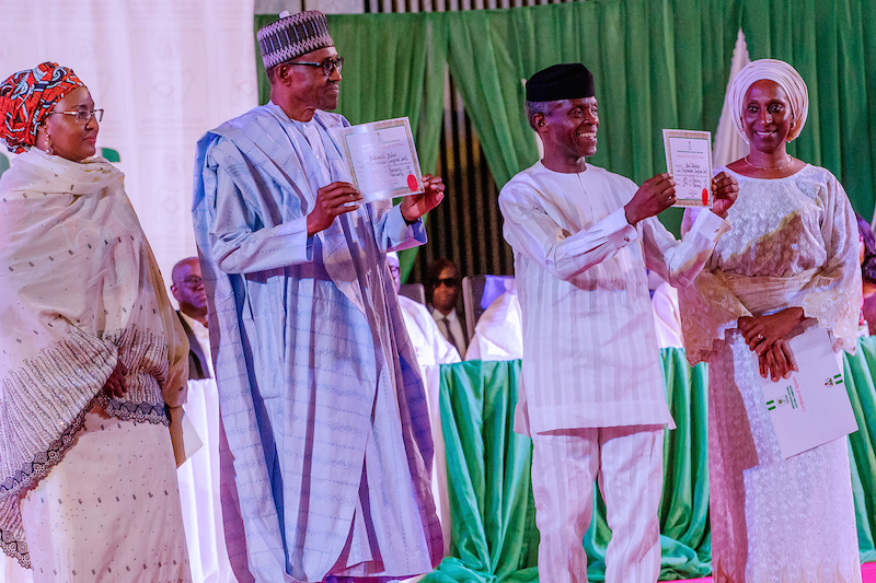 Buhari gets INEC’s certificate of return, promises to run all-inclusive government