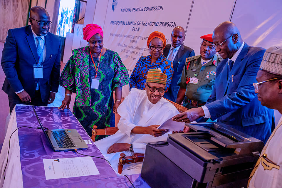 Buhari launches pension scheme for informal sector workers